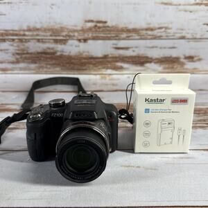Panasonic Lumix DMC-FZ100 Digital Camera 14MP 24x Zoom AVCHD + New Charger
